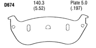 Bremsklötze Hinten - Brakepads Rear  Explorer 95-01